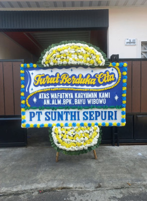 Papan Bunga Duka di Lemah Wungkuk
